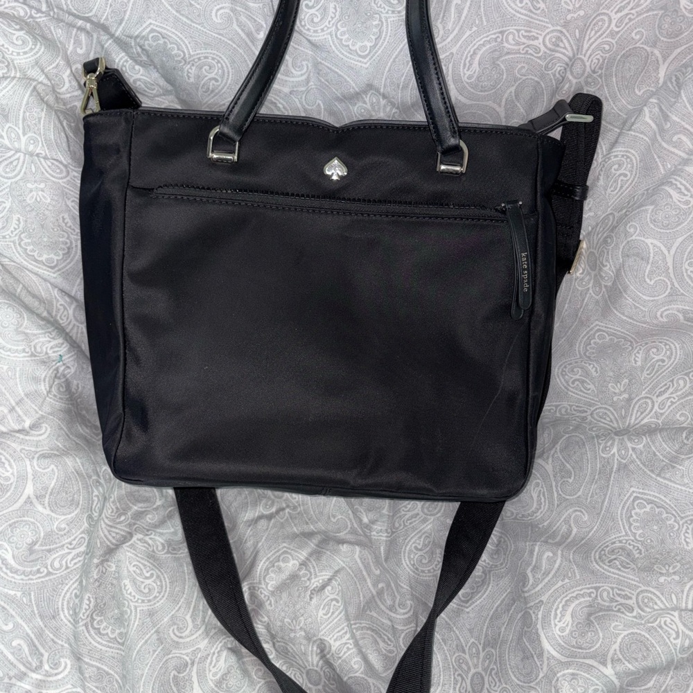 kate spade Black Nylon Crossbody Tote